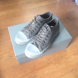 Allsaints Rigg Low Top Canvas sneakers Sz 8M NWT